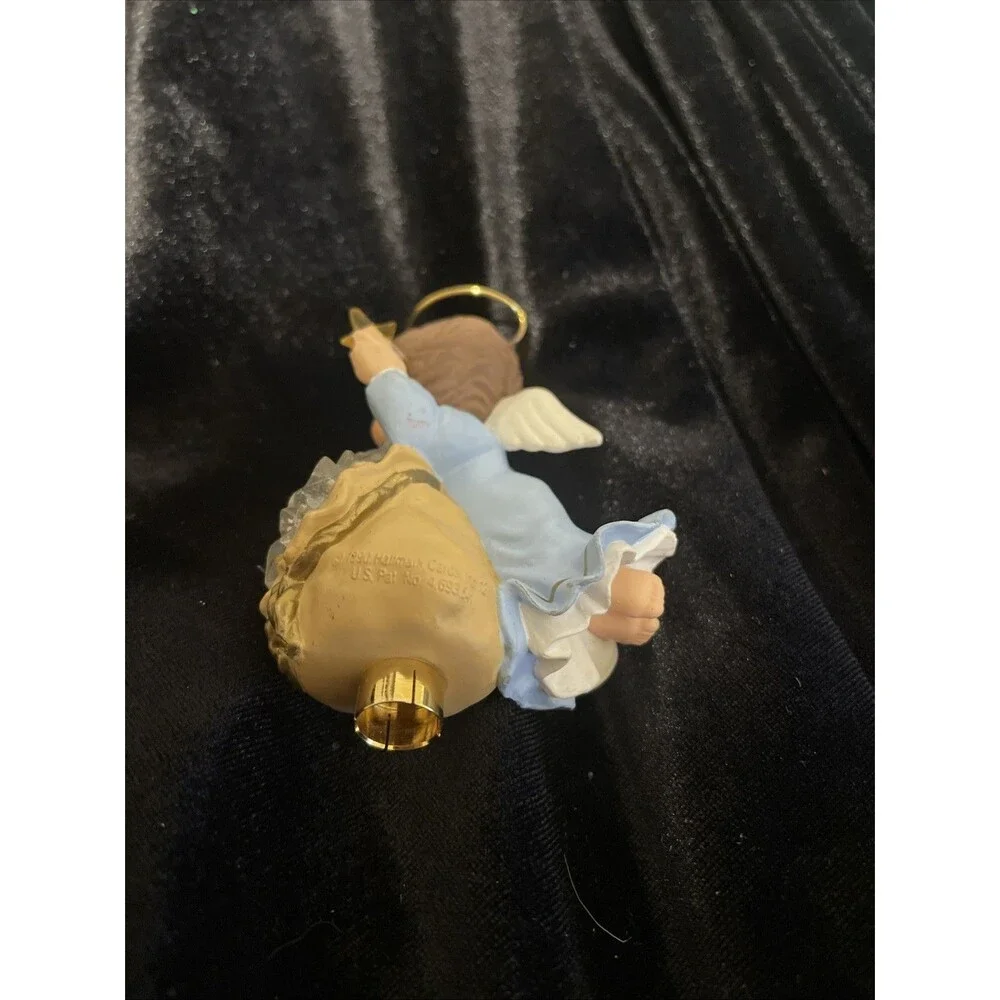 1990 Hallmark Keepsake Ornament Magic Light Up Starlight Angel Holiday Christmas
